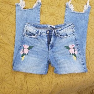Zara Embroidered Jean
